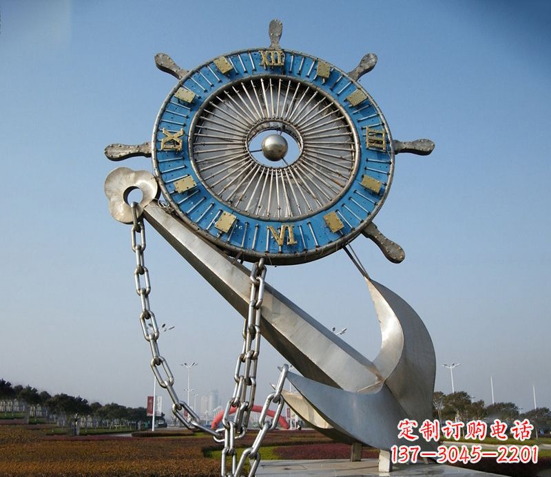 泰州不锈钢船舵雕塑展现精湛工艺