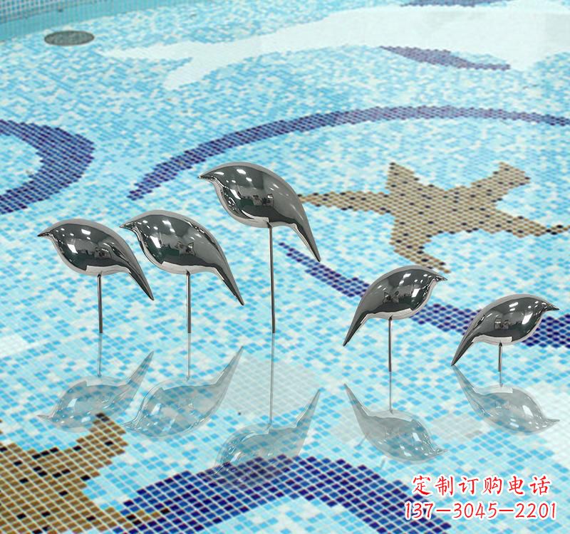 泰州不锈钢创意鸽子雕塑展现精致美感