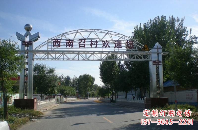 泰州不锈钢牌坊雕塑传承传统文化