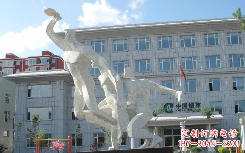泰州不锈钢乒乓球雕塑精美绝伦