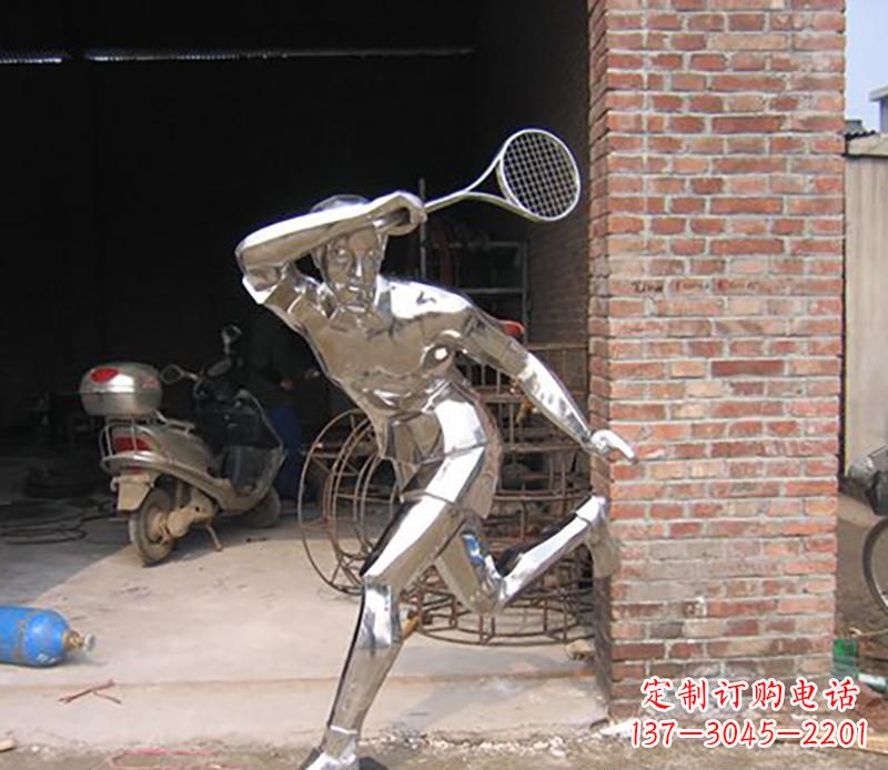 泰州不锈钢羽毛球雕塑