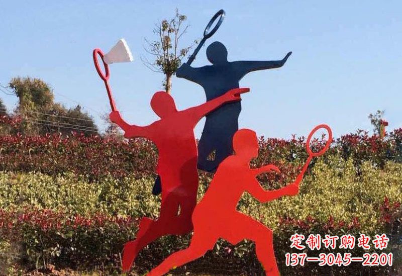 泰州不锈钢羽毛球雕塑精美绝伦