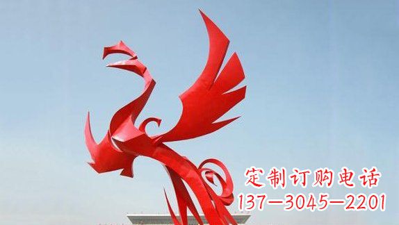 泰州不锈钢凤凰雕塑