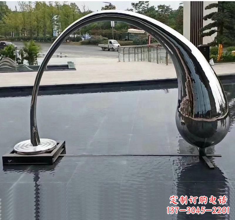 泰州不锈钢大型水滴雕塑让艺术融入生活