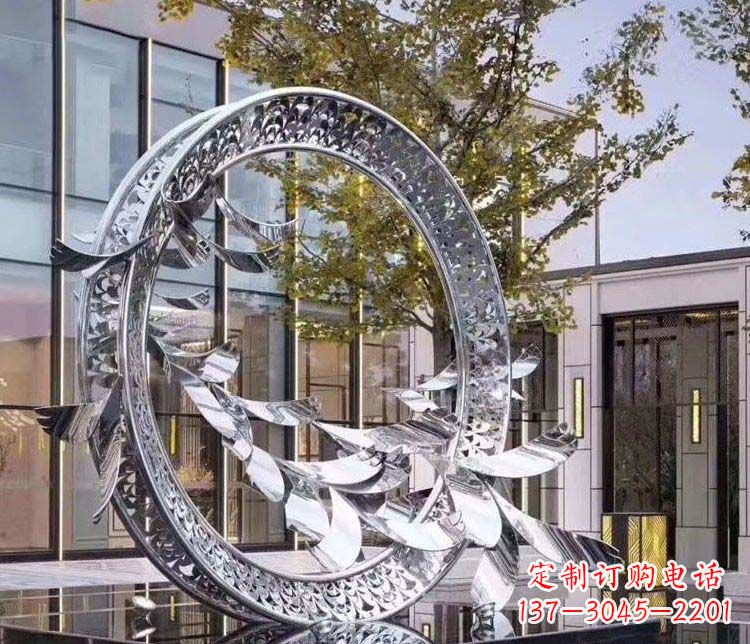 泰州大雁雕塑象征着永恒的美丽