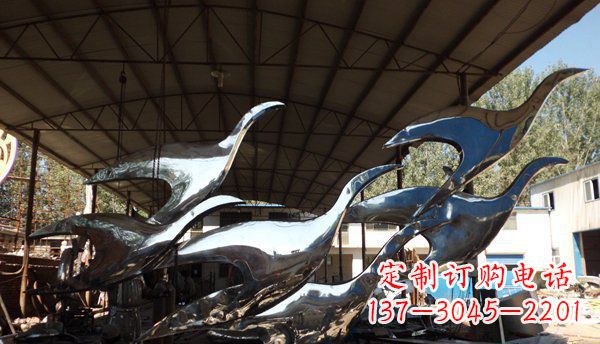 泰州不锈钢大雁雕塑给环境带来生机