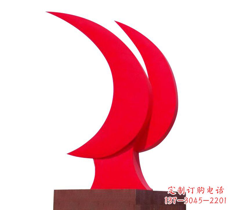 泰州不锈钢党旗雕塑——传承中华文化精神