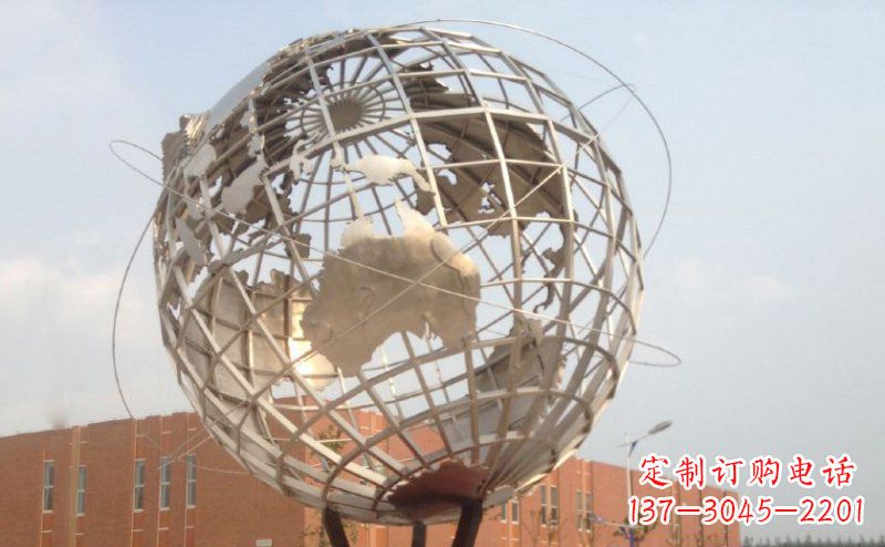 泰州不锈钢地球雕塑——一件集美丽与坚固于一身的艺术品