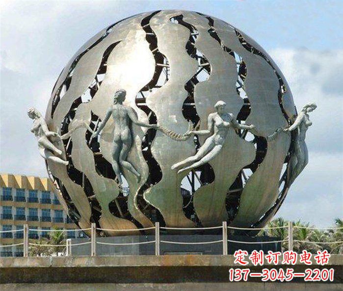 泰州不锈钢地球雕塑一座精致而又充满着力量的艺术作品