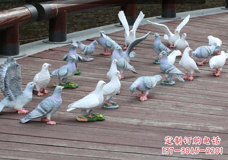 泰州不锈钢雕塑鸽子