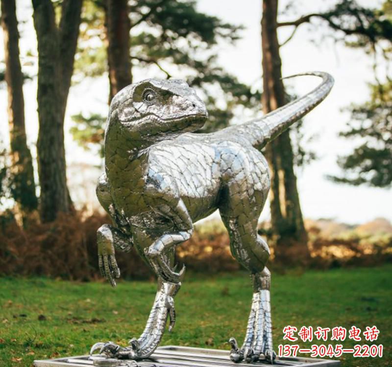 泰州不锈钢动物恐龙雕塑