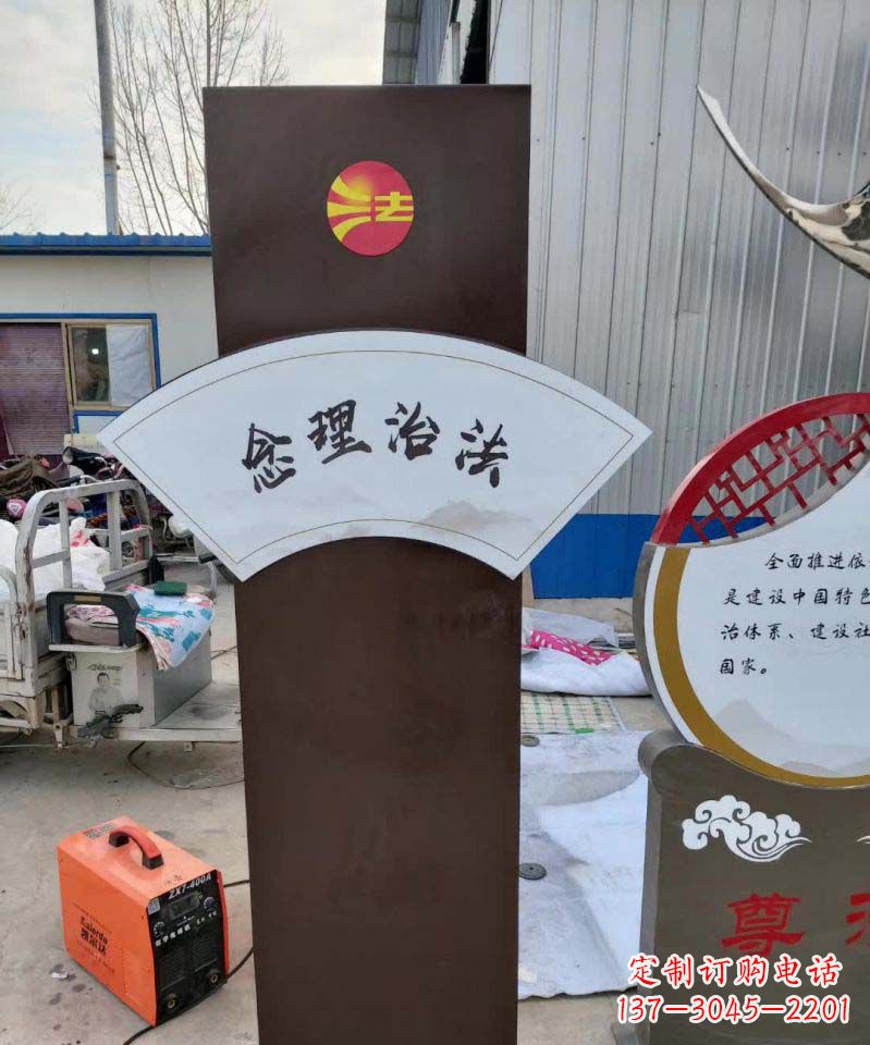 泰州不锈钢标牌雕塑美丽耐用的艺术品