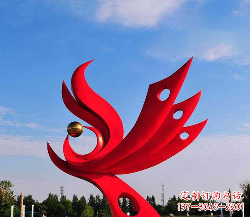 泰州不锈钢凤凰灵动传神