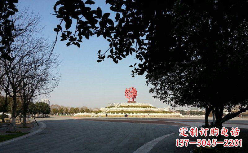 泰州不锈钢凤凰雕塑——展现传统文化之美