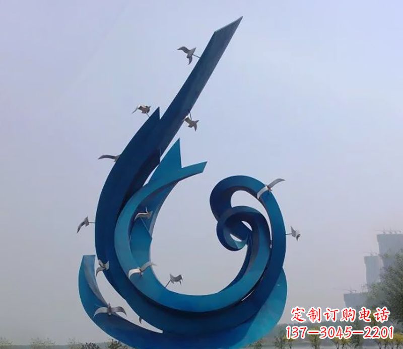 泰州不锈钢鸽子雕塑雕刻着永恒与美丽