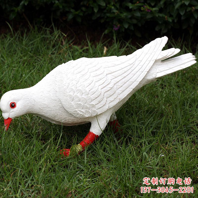 泰州精致的不锈钢鸽子雕塑