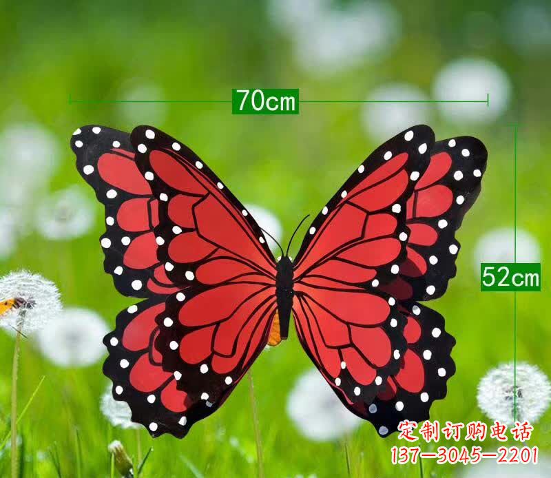 泰州精美不锈钢蝴蝶雕塑