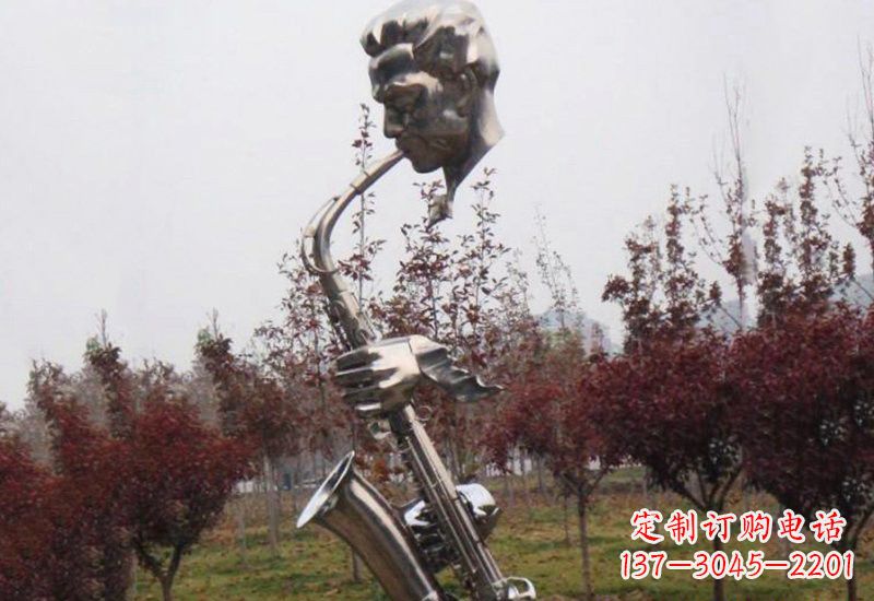 泰州不锈钢萨克斯雕塑艺术与音乐的结合