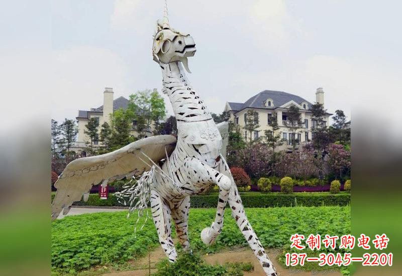 泰州不锈钢独角兽雕塑
