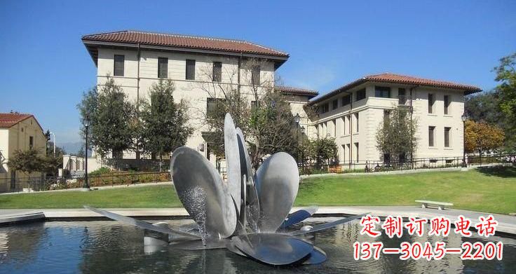泰州不锈钢喷泉雕塑——美的象征