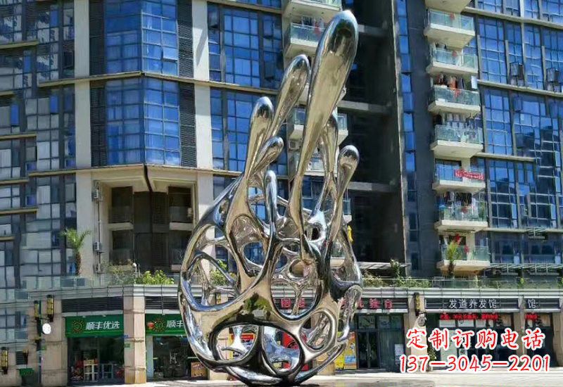 泰州不锈钢龙雕塑——象征着力量与灵气