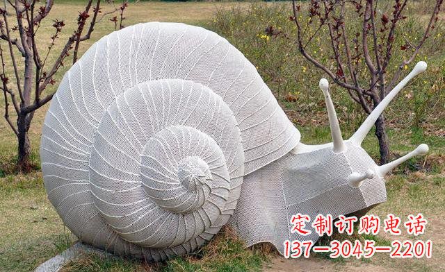 泰州不锈钢蜗牛雕塑——让艺术与自然相结合
