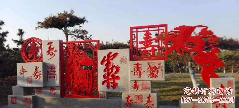 泰州福禄寿雕塑不锈钢公园的精美礼物