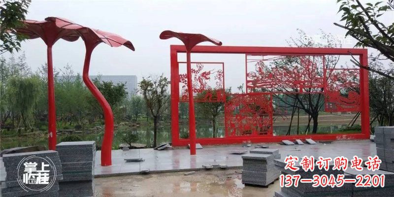 泰州不锈钢剪纸龙凤雕塑精美雕刻传承古老文化