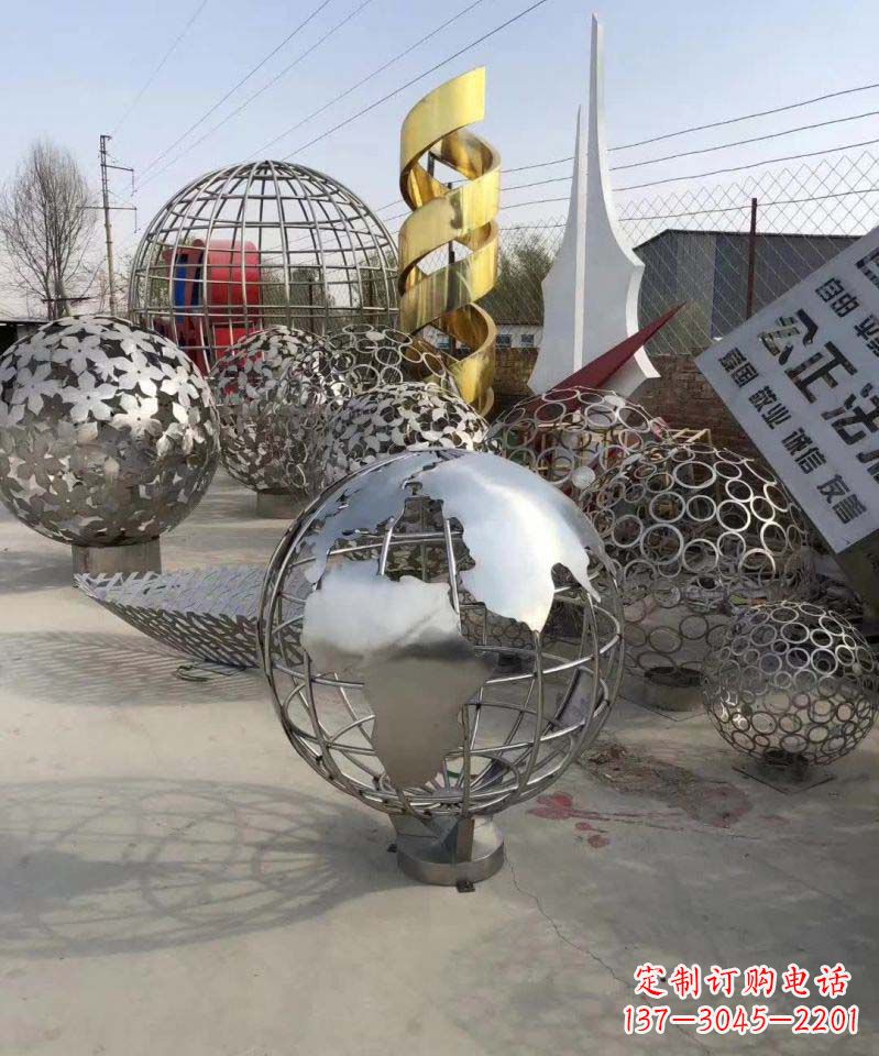 泰州不锈钢地球雕塑融合艺术与自然的完美结合