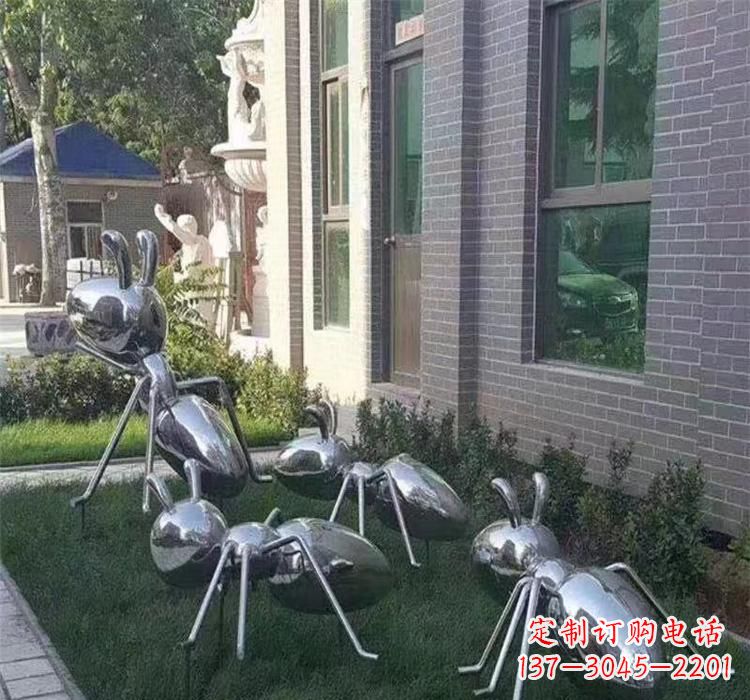 泰州不锈钢蚂蚁雕塑—精致细腻的艺术品