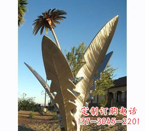 泰州不锈钢蒲公英雕塑——点缀公园美景
