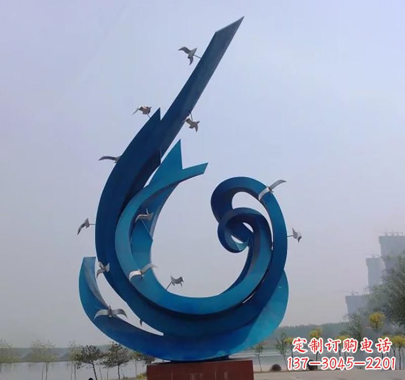 泰州不锈钢鸽子雕塑——缔造城市新景象