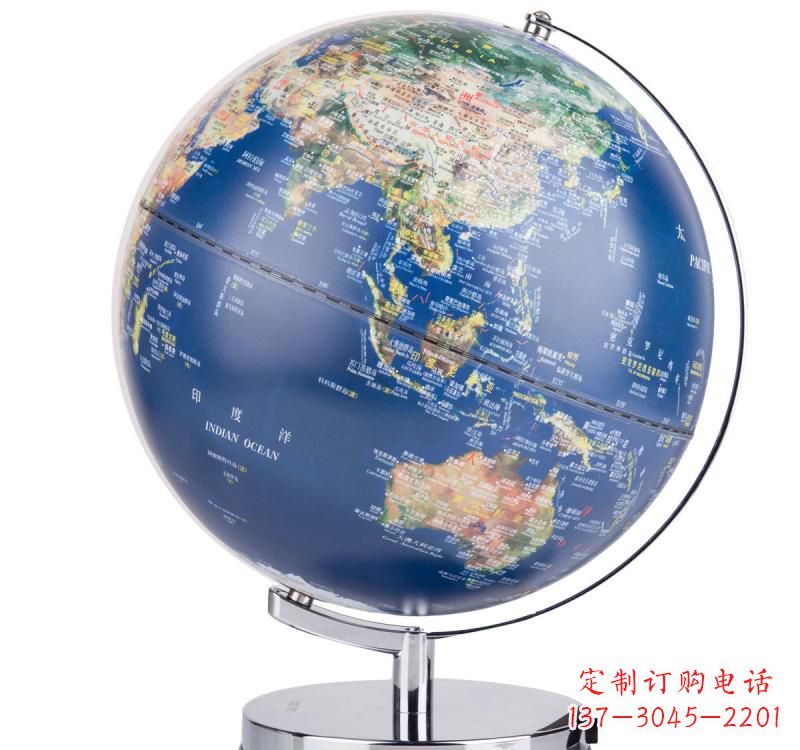 泰州不锈钢地球仪雕塑精美的艺术品