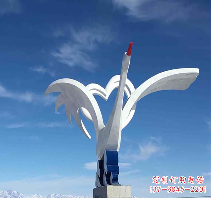 泰州仙鹤雕塑传承中国传统文化