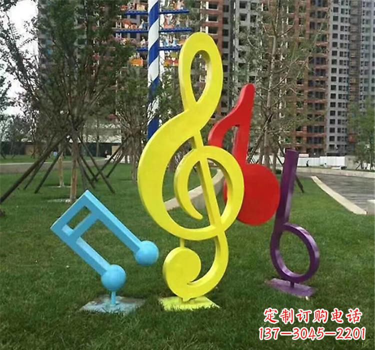 泰州不锈钢音符雕塑音乐的流动之美