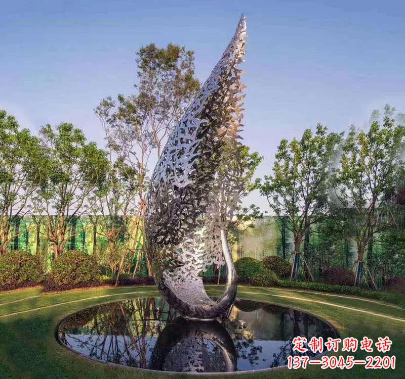 泰州不锈钢凤凰雕塑精美绝伦