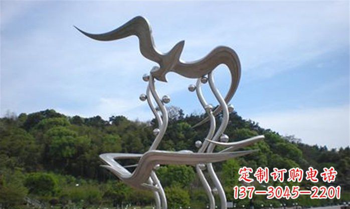 泰州海鸥雕塑传递自然之美