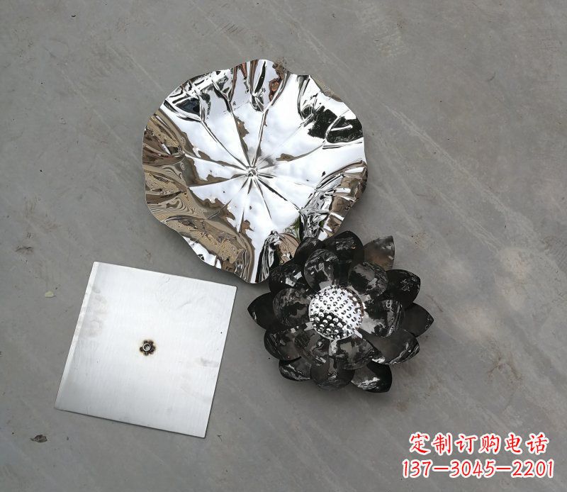 泰州不锈钢荷叶雕塑传承传统文化