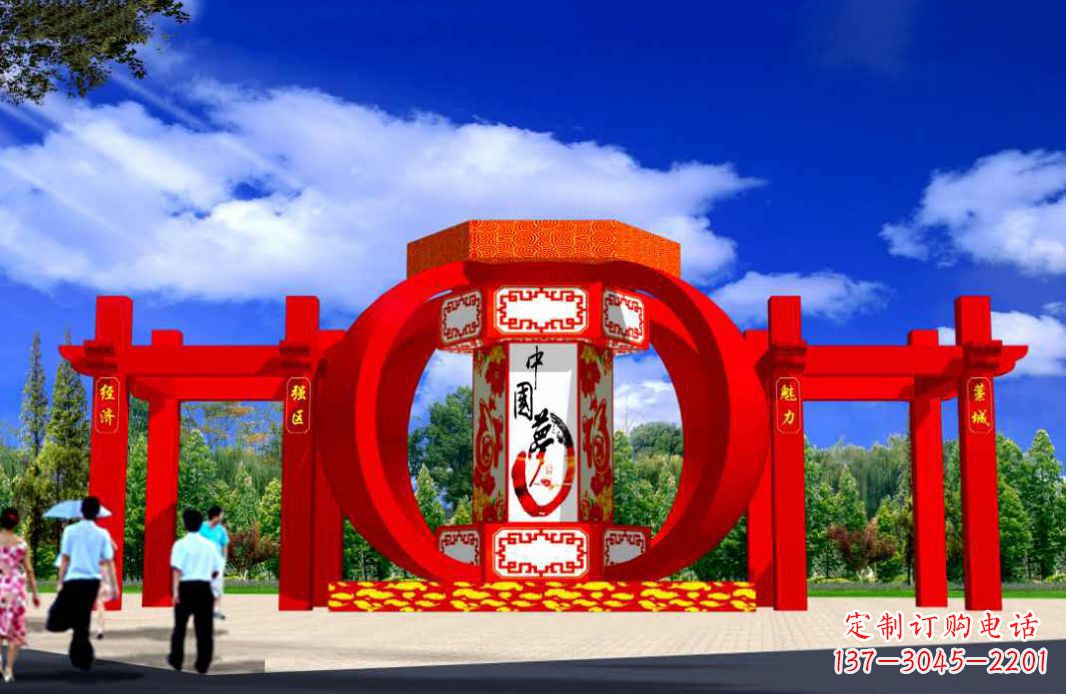 泰州灯笼点亮城市景观