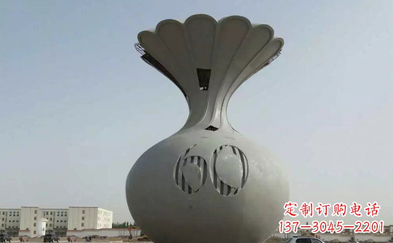 泰州不锈钢花篮雕塑精美绝伦