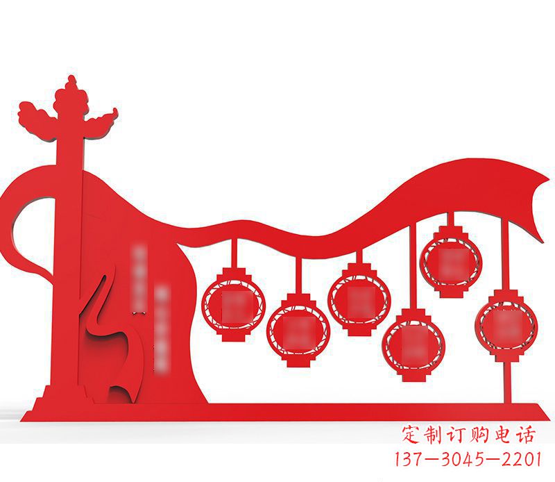 泰州不锈钢华表灯笼社会主义核心价值观