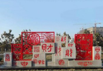 泰州不锈钢福禄寿雕塑象征着美好生活
