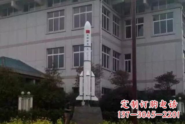 泰州不锈钢火箭雕塑给城市带来无限美