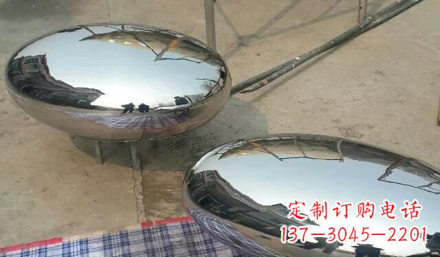 泰州不锈钢鸡蛋雕塑精美的艺术作品