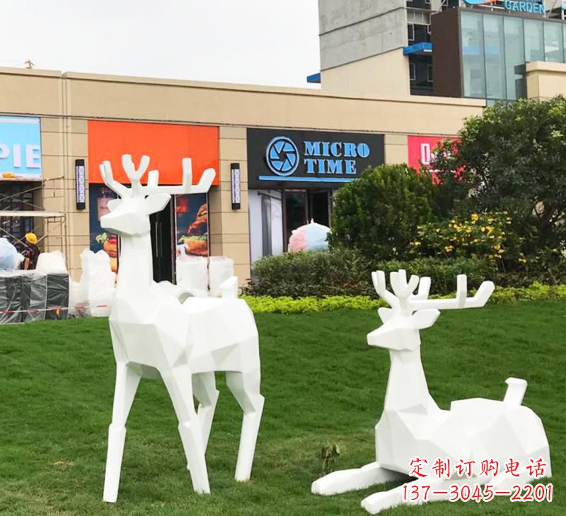 泰州不锈钢小鹿雕塑艺术之美