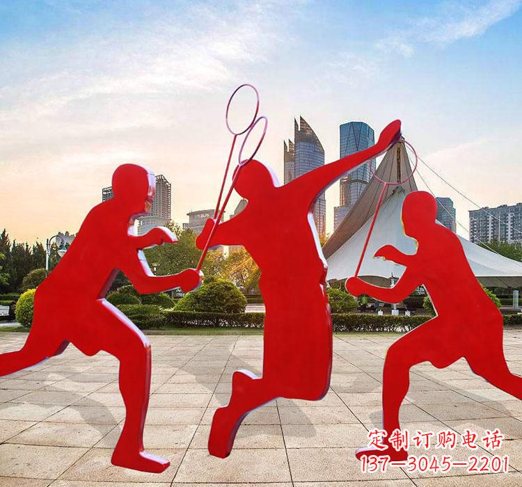 泰州不锈钢羽毛球雕塑艺术与运动的完美结合