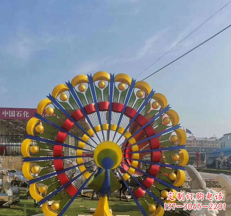 泰州不锈钢孔雀雕塑艺术的精美表达