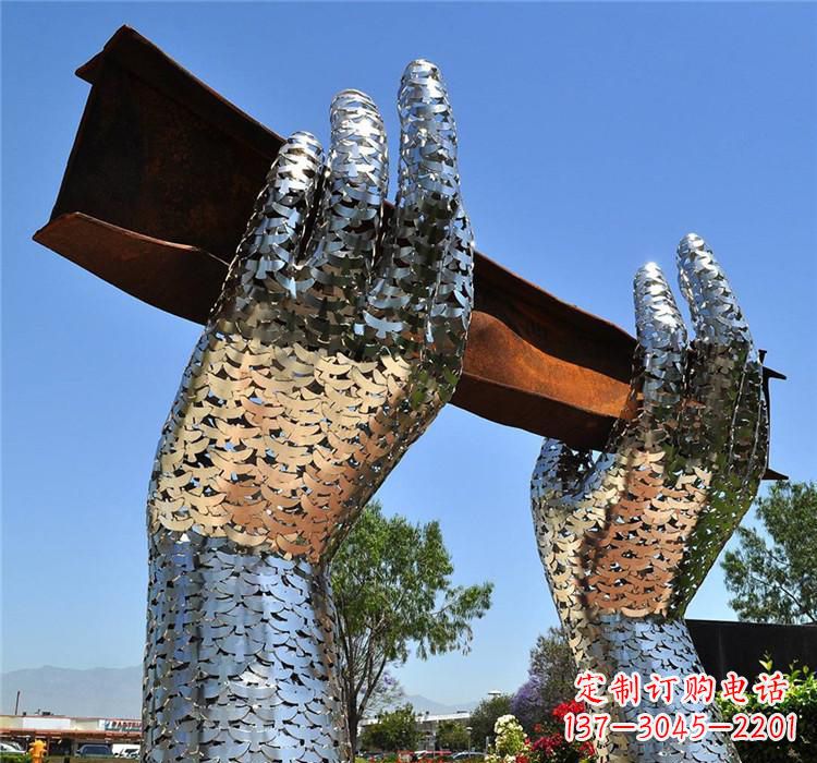 泰州不锈钢拱门雕塑精美绝伦
