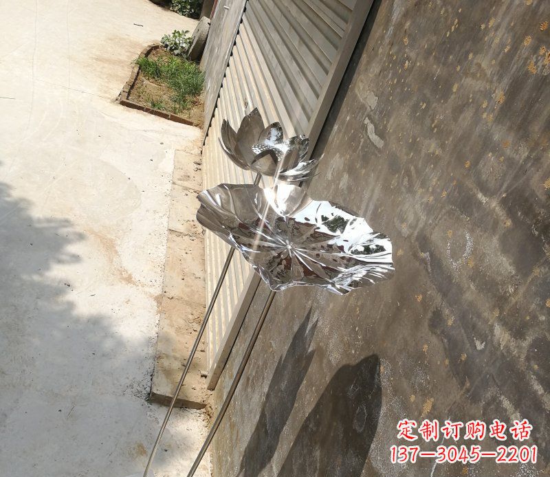 泰州不锈钢荷叶雕塑精美的艺术瑰宝