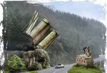 泰州神农本草经竹简雕塑——传承中华文化精髓